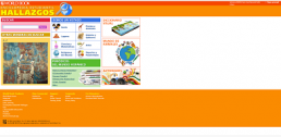 Screenshot of Enciclopedia Estudiantil Hallazgos (World Book) database homescreen