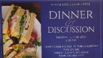 Dinner & Discussion flyer 
