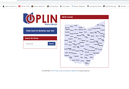 Screenshot of OPLIN's Find a Library homescreen
